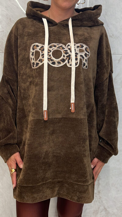 Μπλούζα 16343/Καφέ