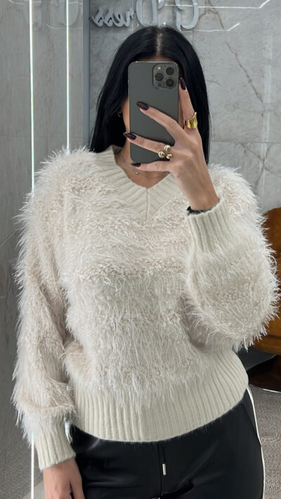 Μπλούζα 2387/Εκρού