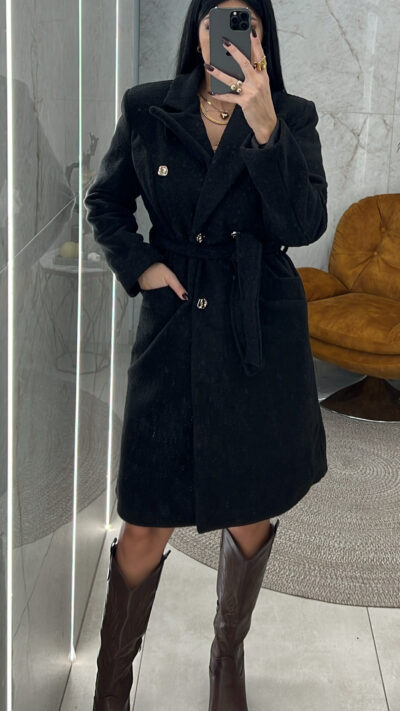 Παλτό 9418/Μαύρο