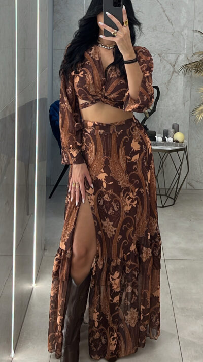 Σετ boho καφέ