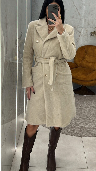 Παλτό 9418/Μπεζ