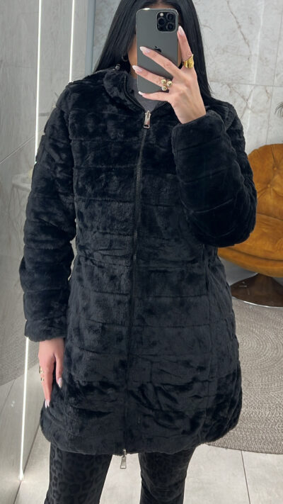 Μπουφάν Διπλής Όψης 2062/Μαύρο