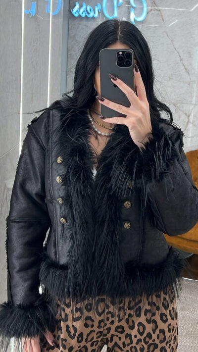 Τζάκετ 30055/Μαύρο