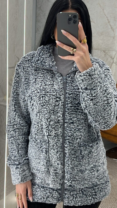 Τζάκετ Teddy 3933/Μπλε