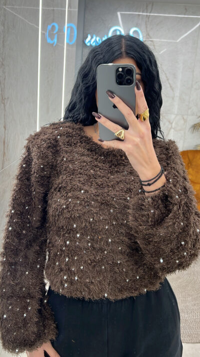 Μπλούζα 7895/Καφέ