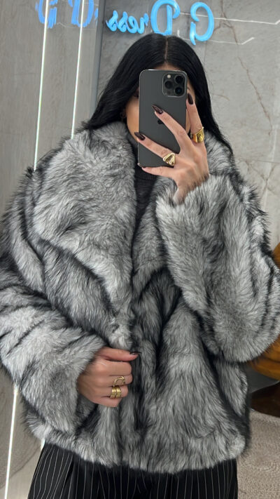 Γούνα Οικολογική 2895/Γκρι