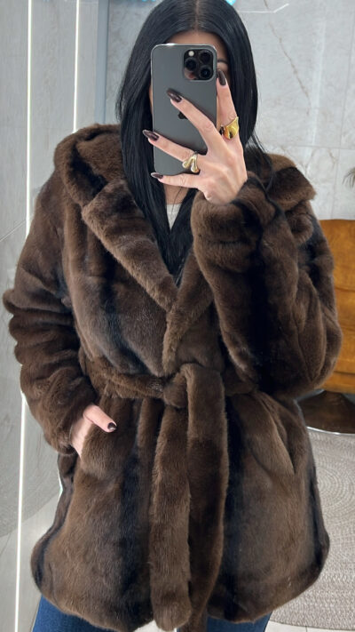 Γούνα οικολογική 19001/Καφέ