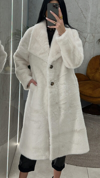 Γούνα μακριά 73453/Μπεζ