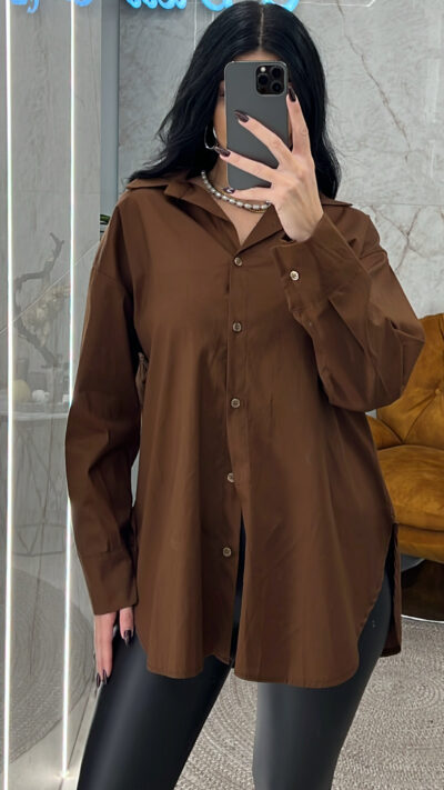 Πουκάμισο 8355/Καφέ