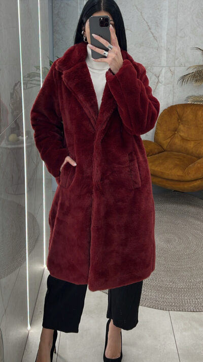 Γούνα οικολογική μακριά 21841/Μαντζέντα