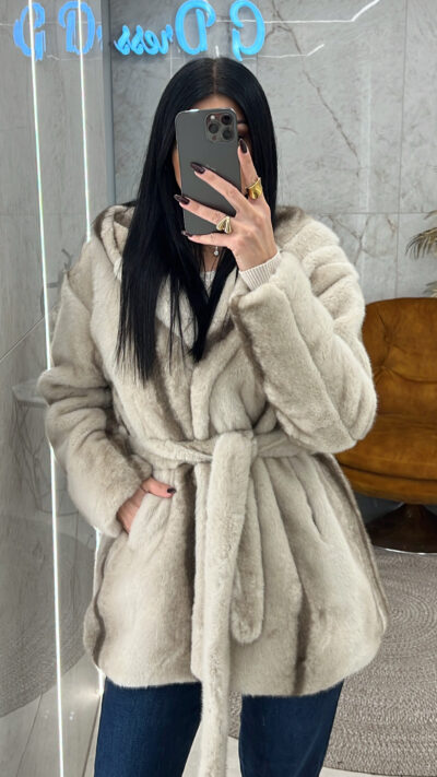 Γούνα οικολογική 19001/Μπεζ