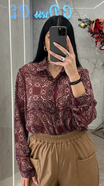 Πουκάμισο Λαχούρι 9504/Μπορντώ