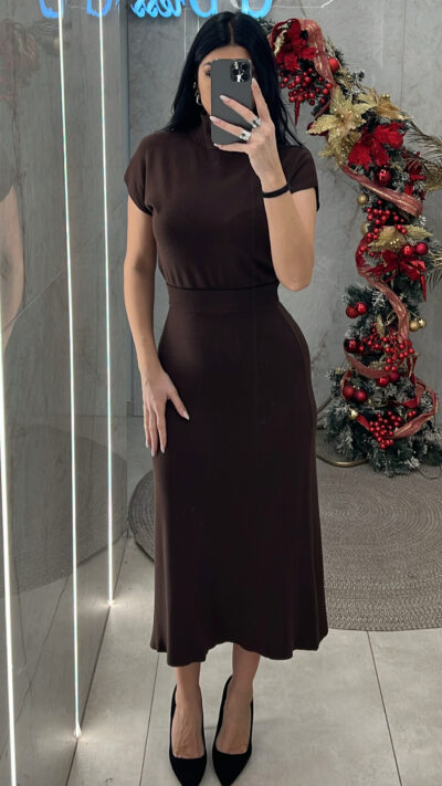 Σετ Πλεκτό 5341/Καφέ