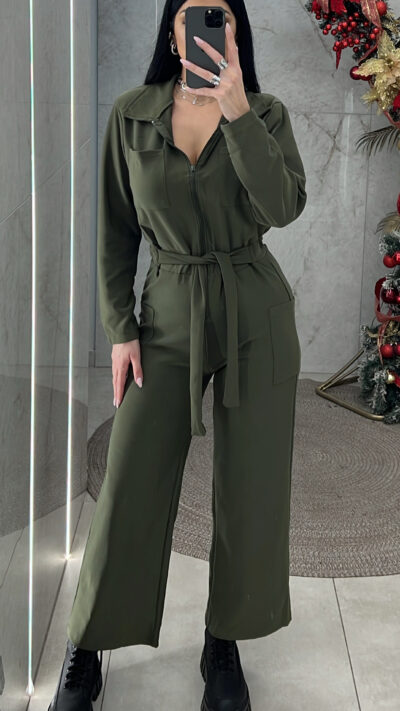 Φόρμα Ολόσωμη 1670/Λαδί