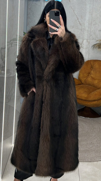 Μακρύτριχη Eco Γούνα/Καφέ