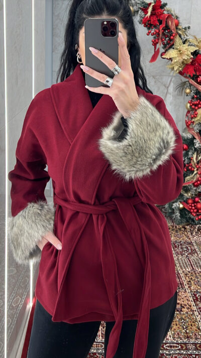 Παλτό 80350/Μπορντό