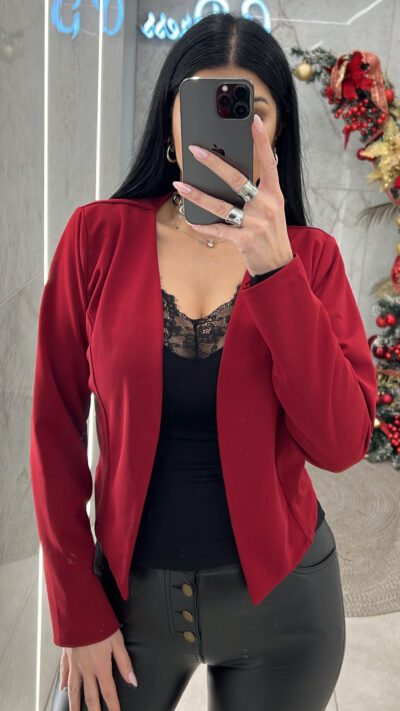 Μπολερό κρεπ κόκκικνο