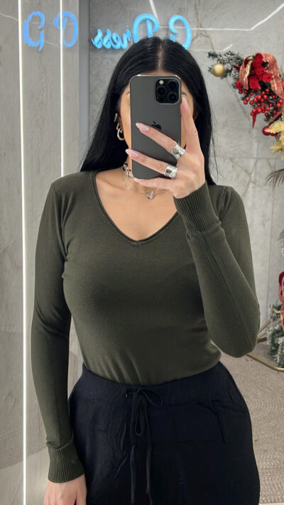 Μπλούζα ZS5111/Λαδί