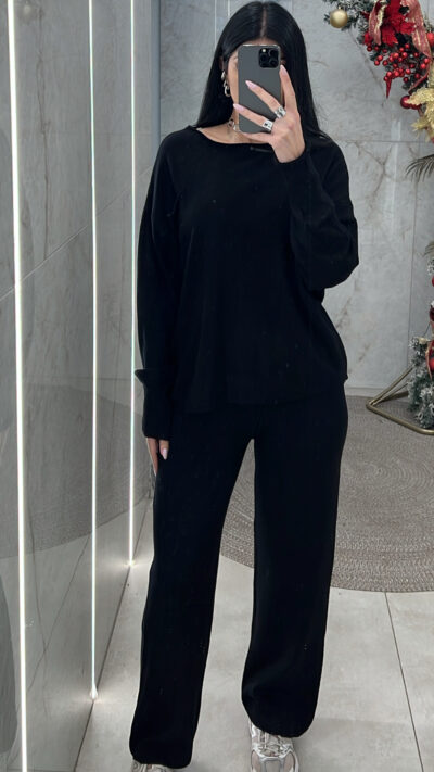 Σετ πλεκτό 37560/Μαύρο