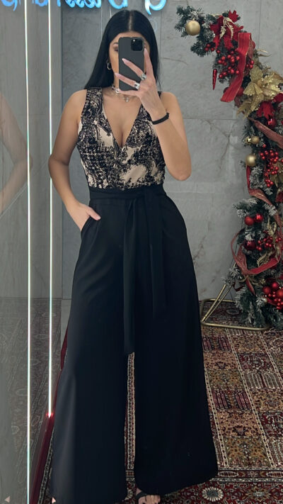 Ολόσωμη Φόρμα 30961/Μαύρη