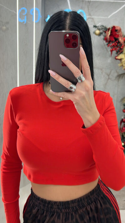 Μπλούζα τοπ 90113/Κόκκινο