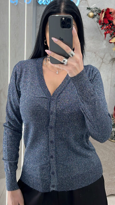 Ζακέτα Λούρεξ 725/Μπλε