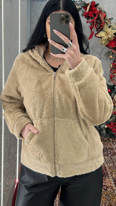 Ζακέτα Γούνινη  269054/Μπεζ