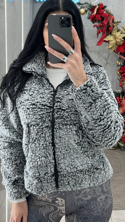 Ζακέτα Teddy 3937/Μαύρο