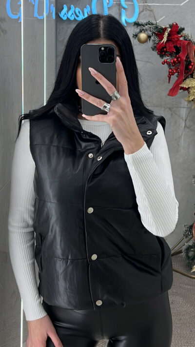 Αμάνικο bomber μπουφάν