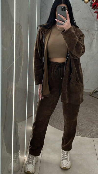 Σετ Κοτλέ Φόρμα 3260/Καφέ