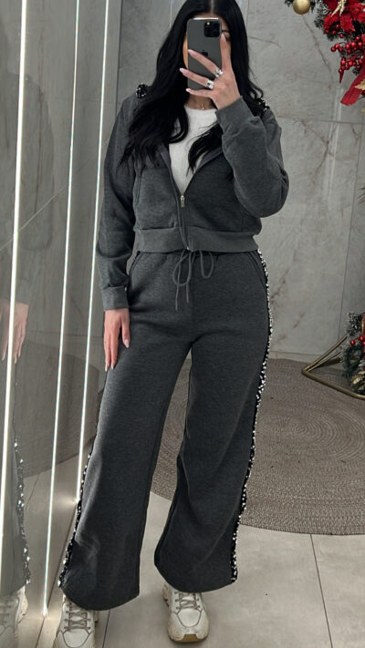 Σετ με παγιέτα RT705/Γκρι