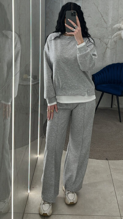 Σετ Φόρμα 3096/ Γκρί