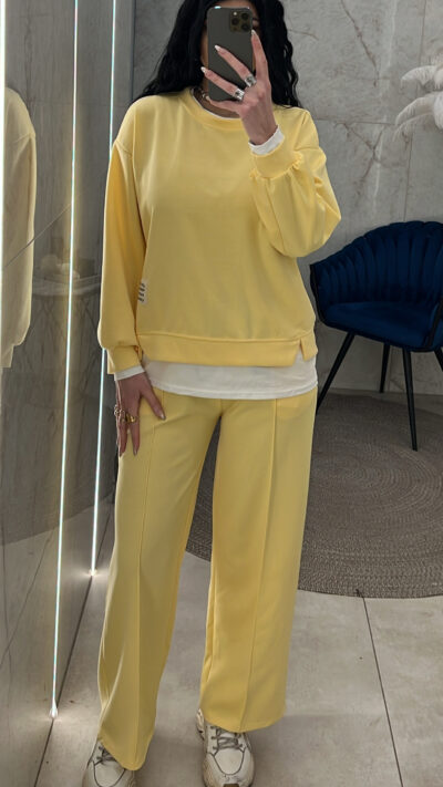 Σετ Φόρμα 3096/ Κίτρινο