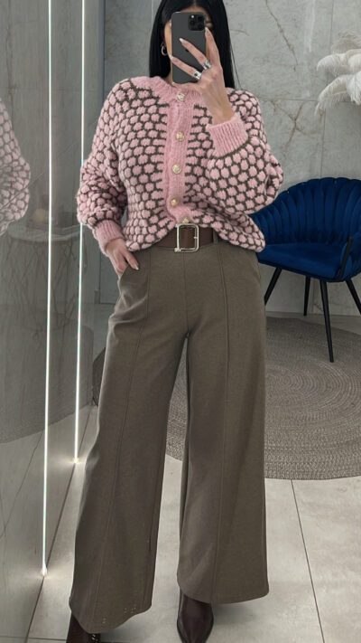 Παντελόνα με ζώνη 19008/Πούρο