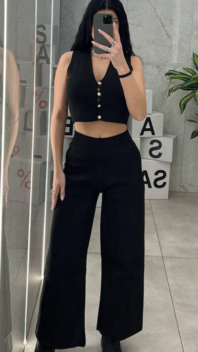 Σετ Πλεκτό ΤΥ1234/ Μαύρο