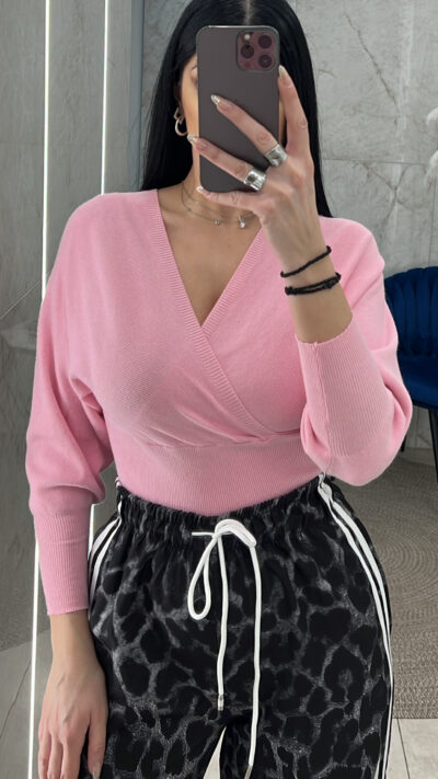 Μπλούζα V ZS1183/Ροζ