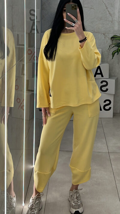 Σετ casual 2662/Κίτρινο