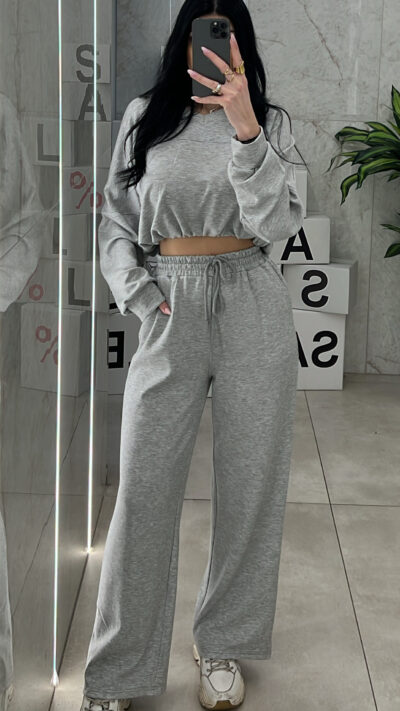 Σετ Φόρμας LF5112/Γκρί