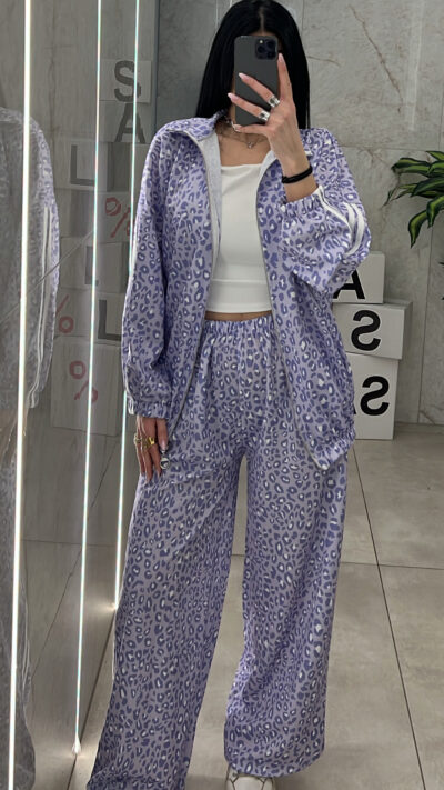 Σετ Φόρμας Λεοπαρ 3359/ Λιλα