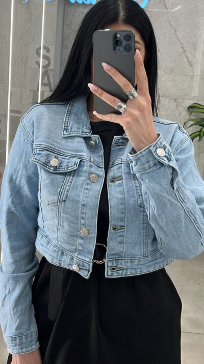 Τζιν τζάκετ κοντό