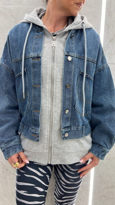 Μπουφάν Τζίν Oversized 8299