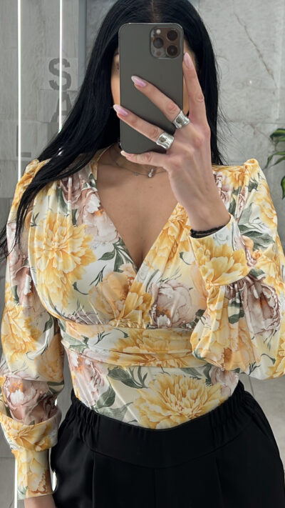 Κορμακι Floral 3078/ Κίτρινο