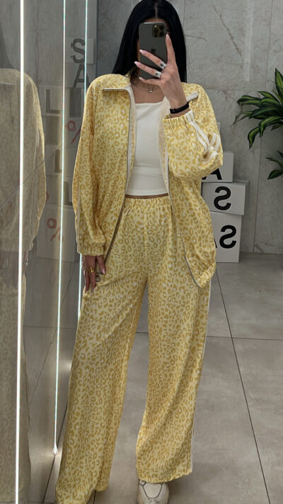 Σετ Φόρμας Λεοπαρ 3359/ Κίτρινο