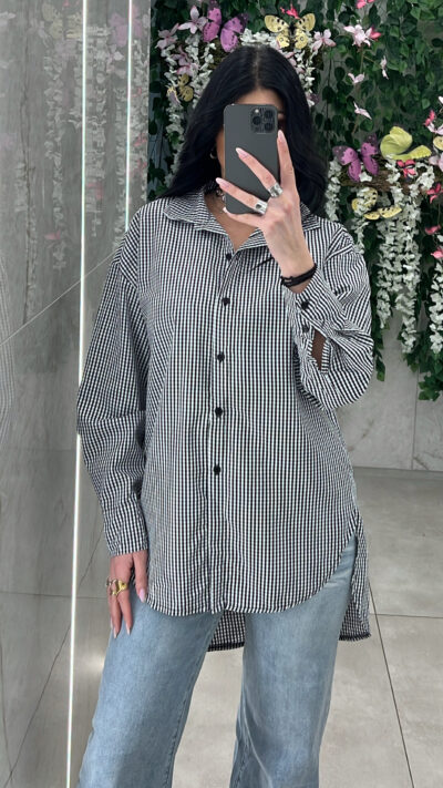 Πουκάμισο Καρό 10248/ Μαυρο