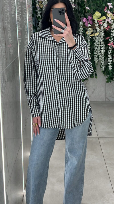 Πουκάμισο Καρό 10248/ Μαυρο