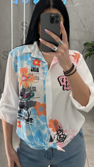 Πουκάμισο 23585/Λουλούδι