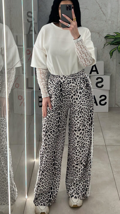 Παντελόνα Φόρμας Λεοπάρ 6865/ Μπέζ