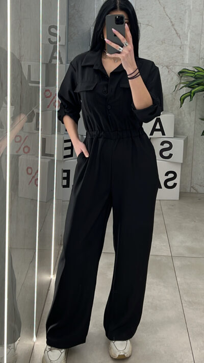 Ολόσωμη Φόρμα 6292/ Μαύρο