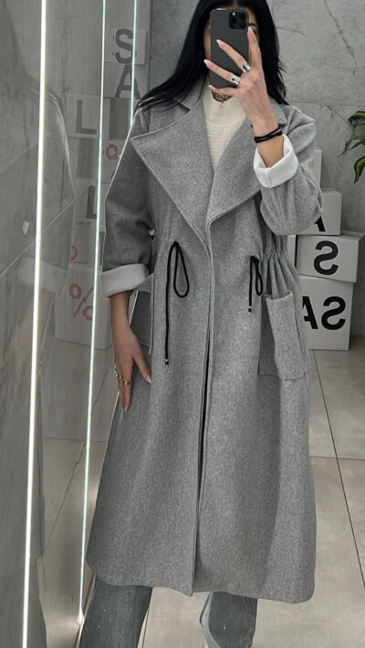 Παλτο 3057/Γκρί