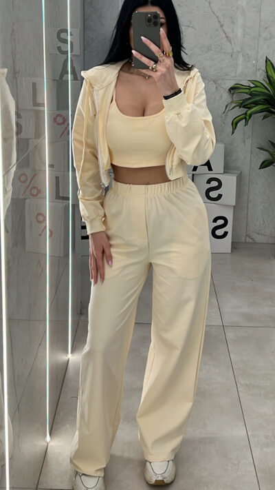 Σετ Φόρμας 28001/Μπέζ